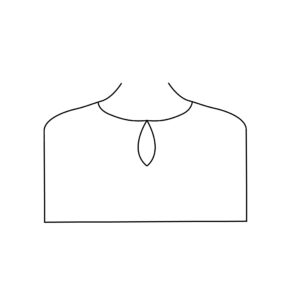 Picture of keyhole neckline images