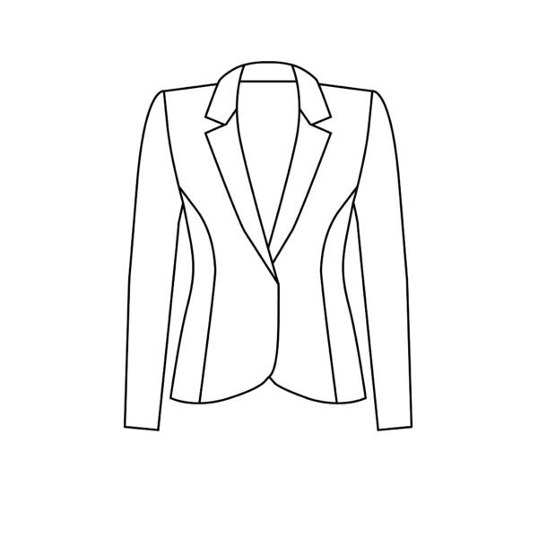 armhole to hem princessline women_s tailored jacket